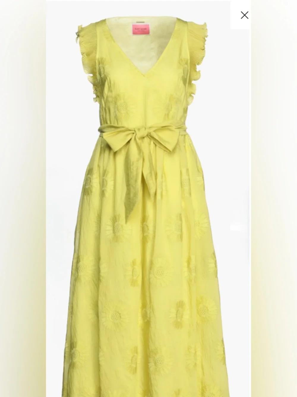 kate spade Bloom Organza Midi Dress   Size 6 - Picture 2 of 8